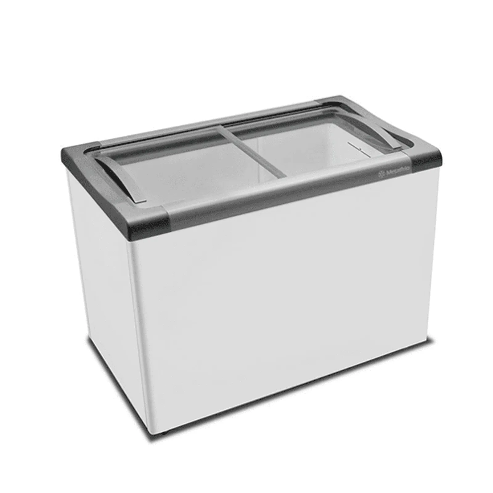 freezer horizontal 292l porta de vidro