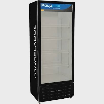 freezer vertical polofrio preto