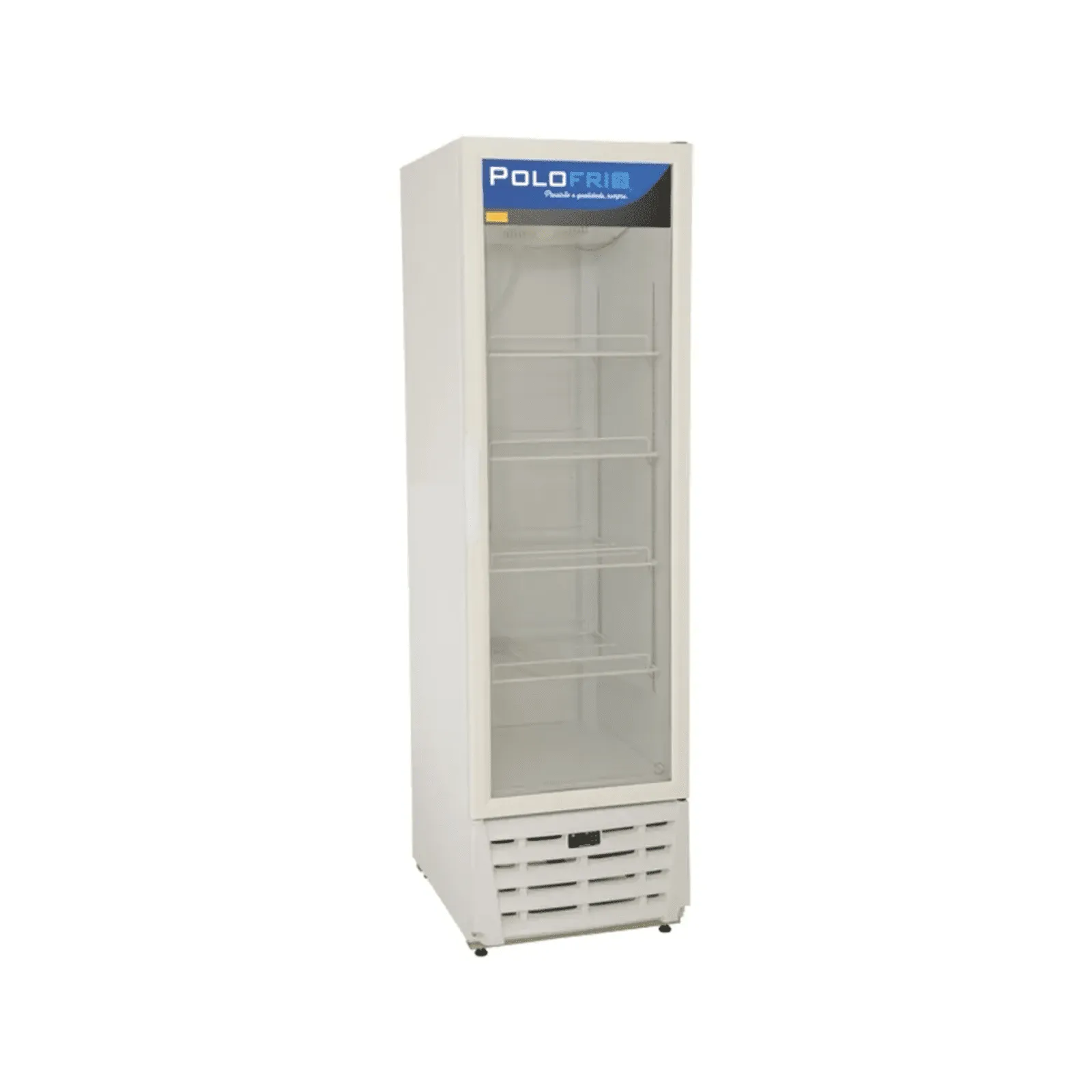 freezer vertical porta de vidro 370l